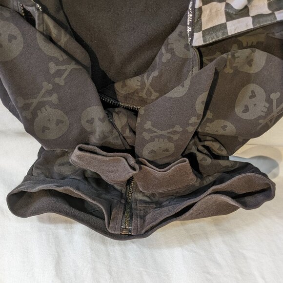 Vintage RARE Abbey Dawn by Avril Lavigne black skull jacket in small! EUC! - Picture 9 of 11